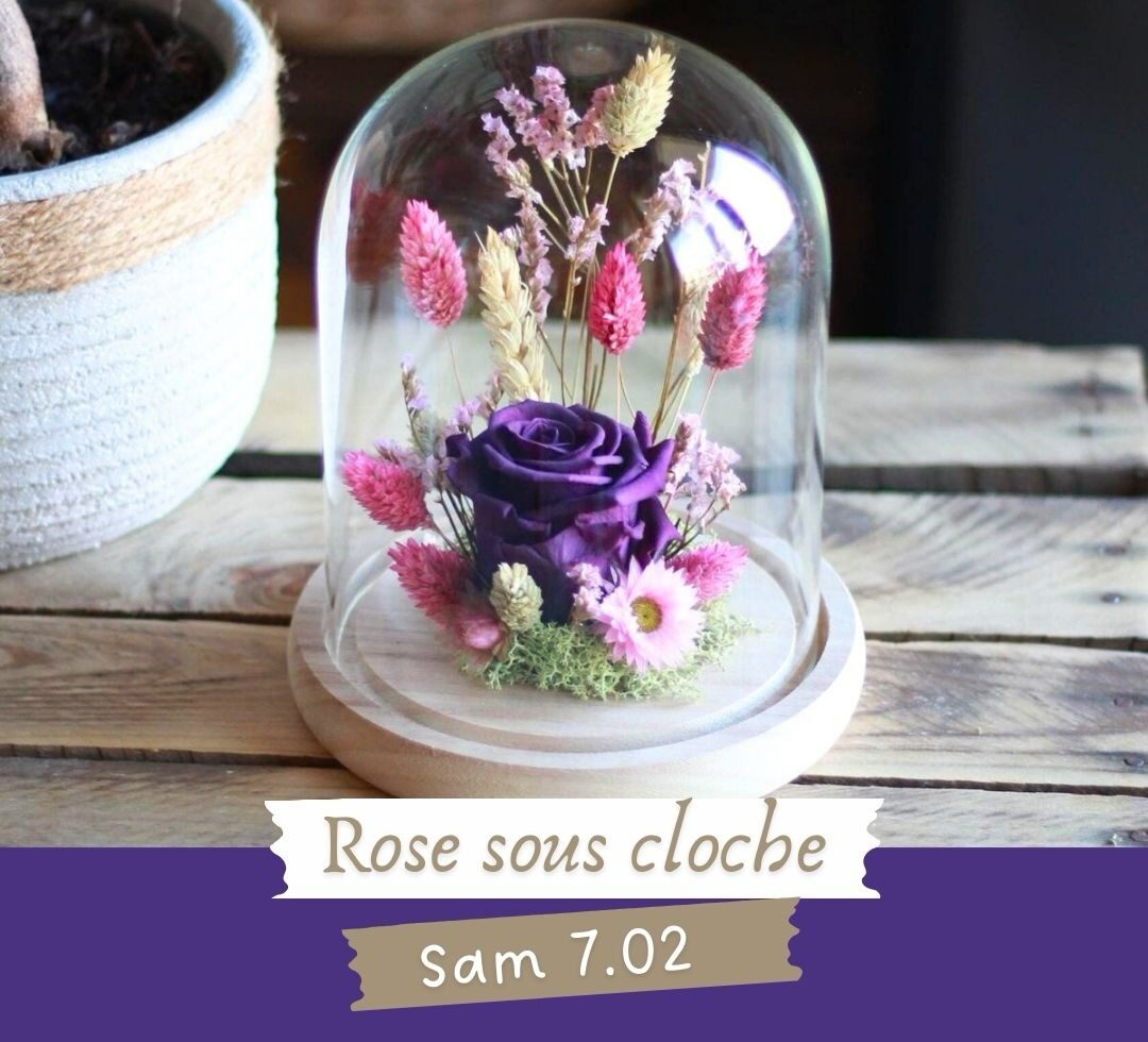 Petit Atelier - Rose sous cloche Samedi 7 Février 11h- 12h