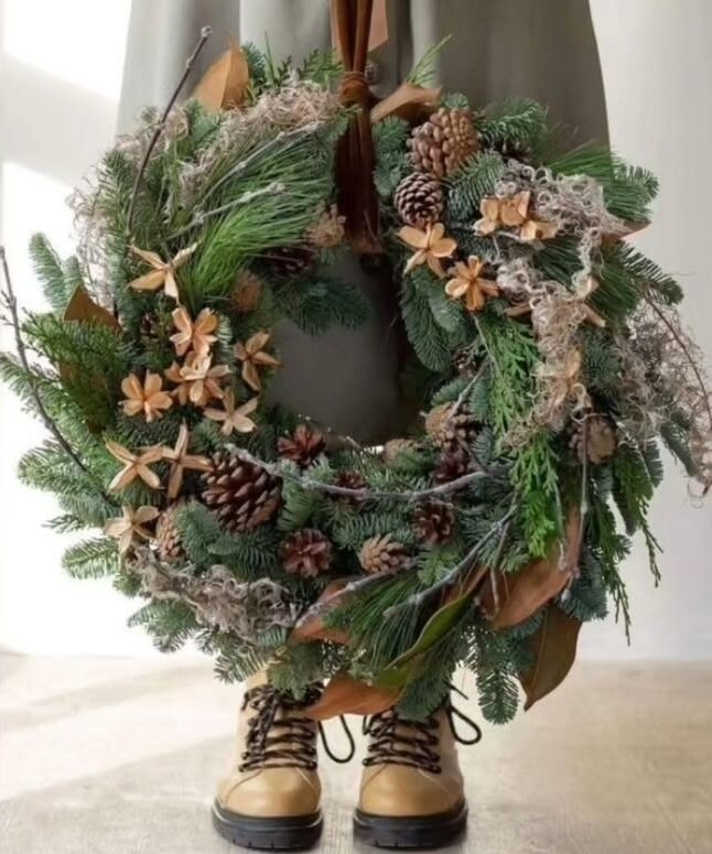 Atelier Couronne de porte "Noël" – Jeudi 26 novembre 19h à 21h
